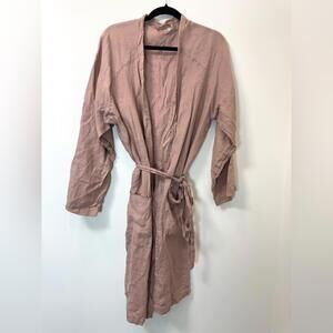 Threads by Bed Threads Cabana Flax Linen Robe